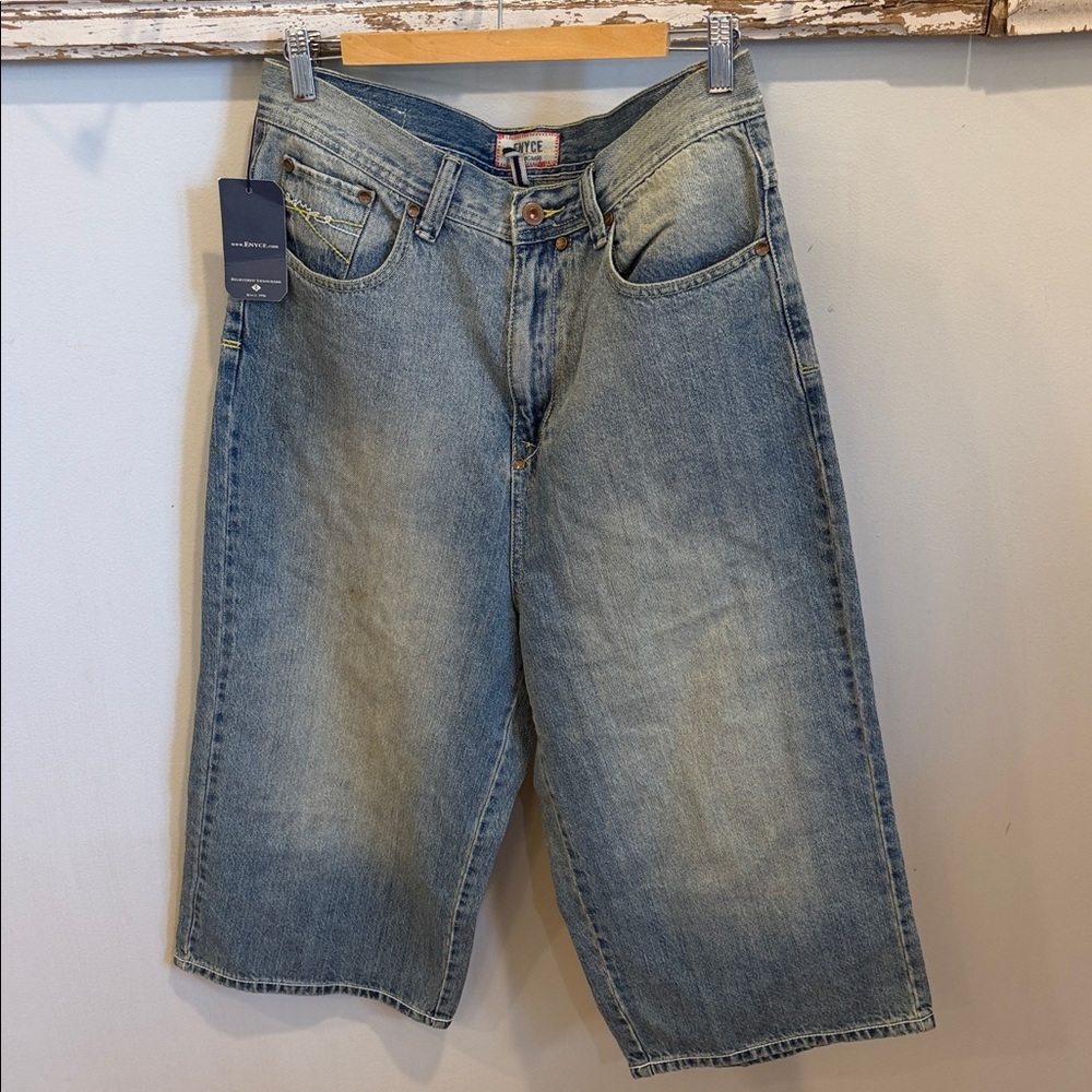 Enyce‎ NWT Blue Denim Baggy Shorts Size 34